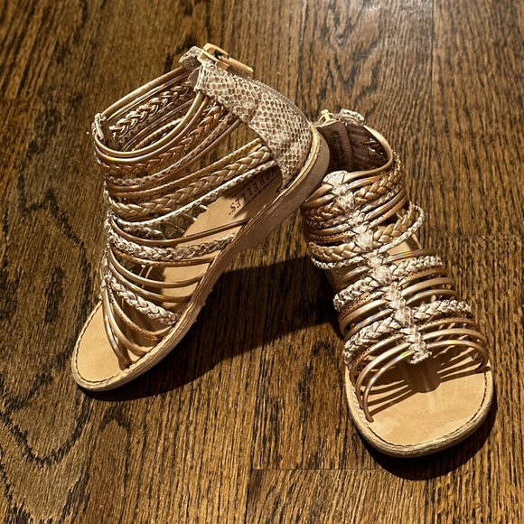 Shoes Little Girl Gold Sandals Poshmark